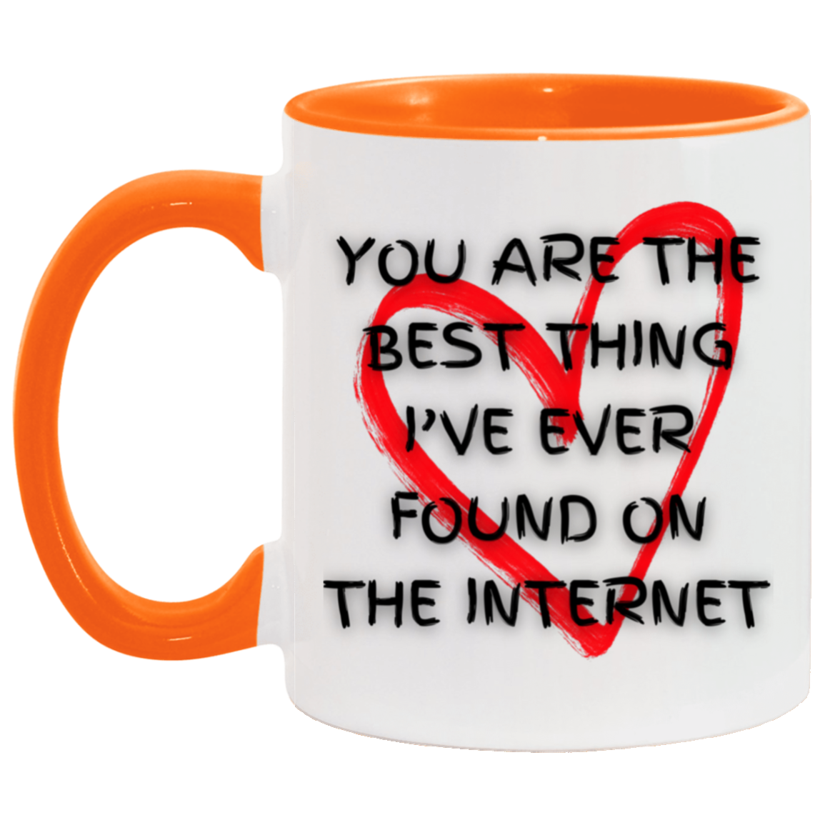 BEST THING EVER ON INTERNET COFFEE MUG - VALENTINES OR ANNIVERSARY GIFT - FUNNY INTERNET