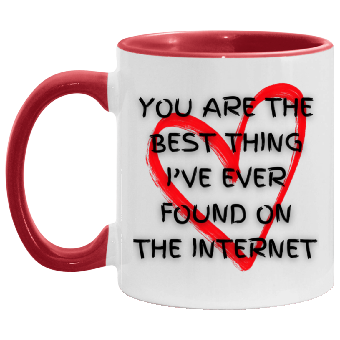 BEST THING EVER ON INTERNET COFFEE MUG - VALENTINES OR ANNIVERSARY GIFT - FUNNY INTERNET