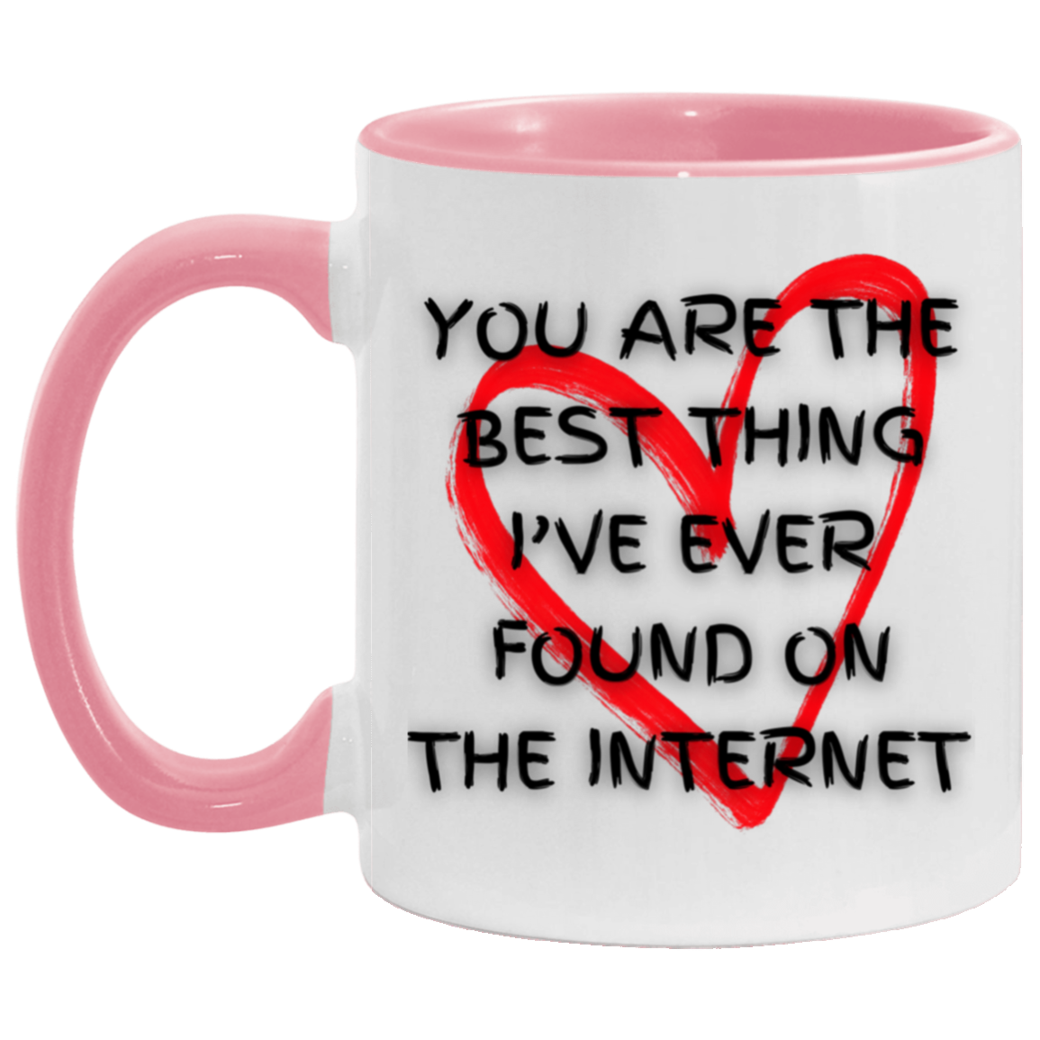 BEST THING EVER ON INTERNET COFFEE MUG - VALENTINES OR ANNIVERSARY GIFT - FUNNY INTERNET