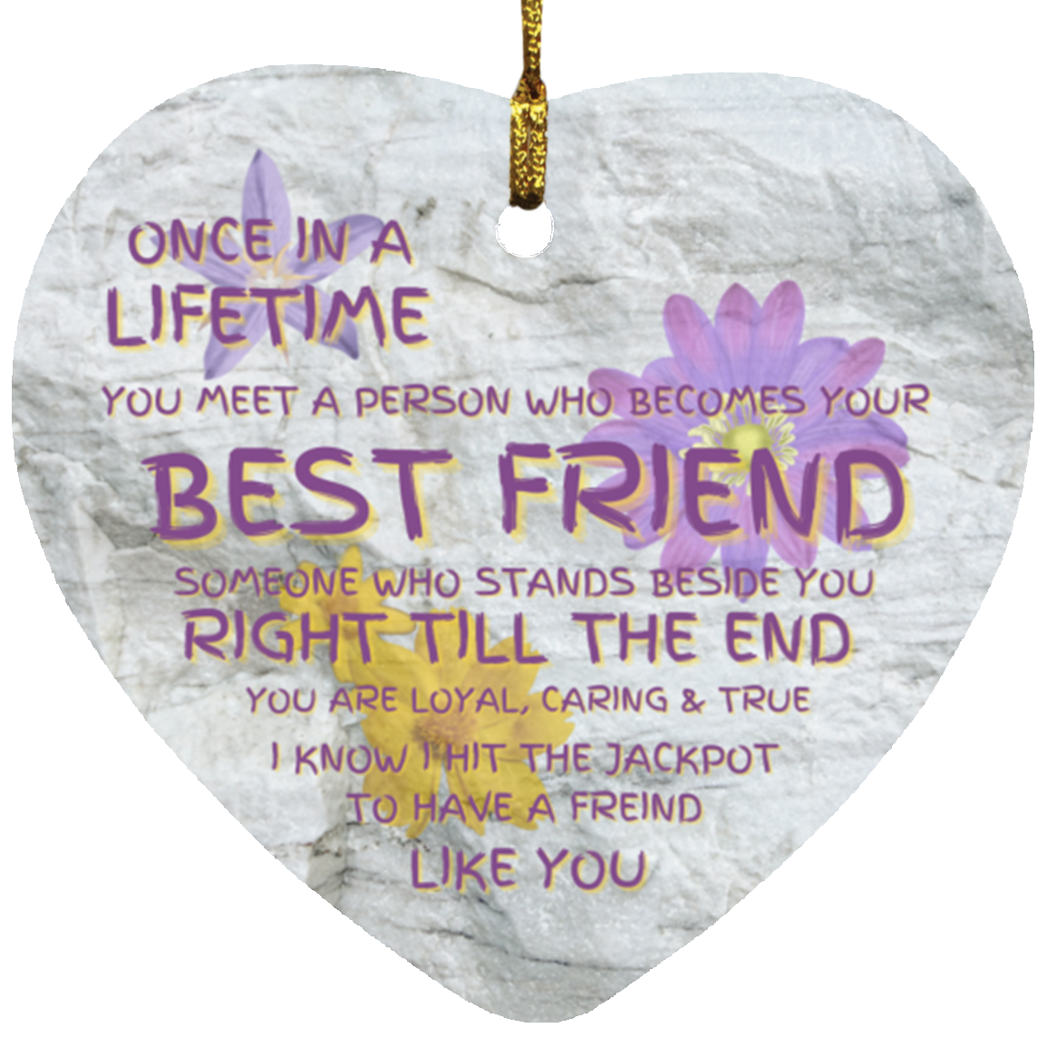 Christmas Ornament - Lifetime Best Friend