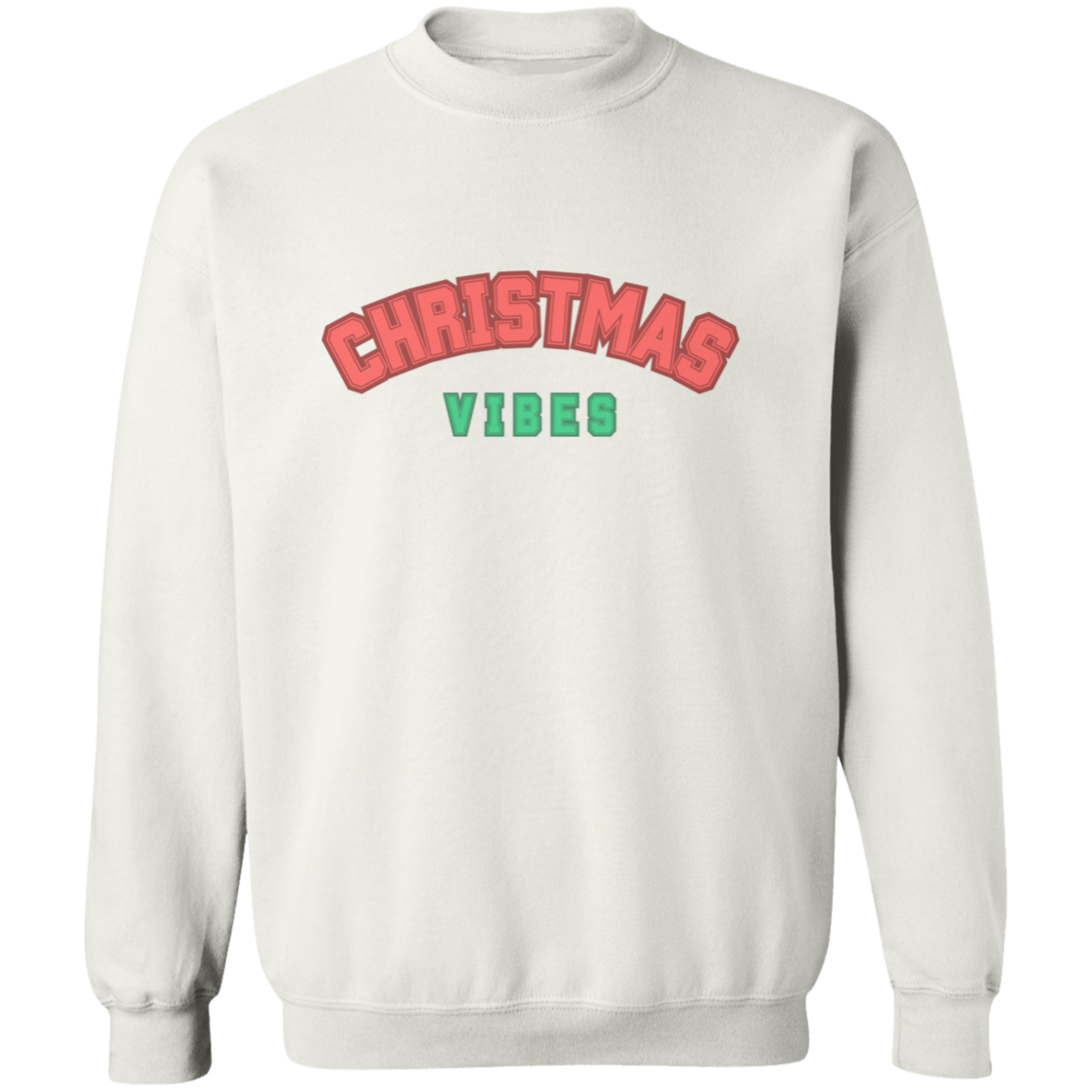 CHRISTMAS VIBES / UNISEX SOFT HOODIE AND CREWNECK PULLOVER SWEATSHIRT