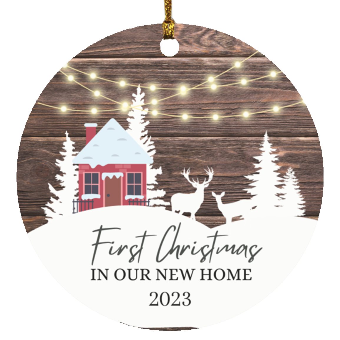 Christmas Ornament - First Christmas in New Home 2023