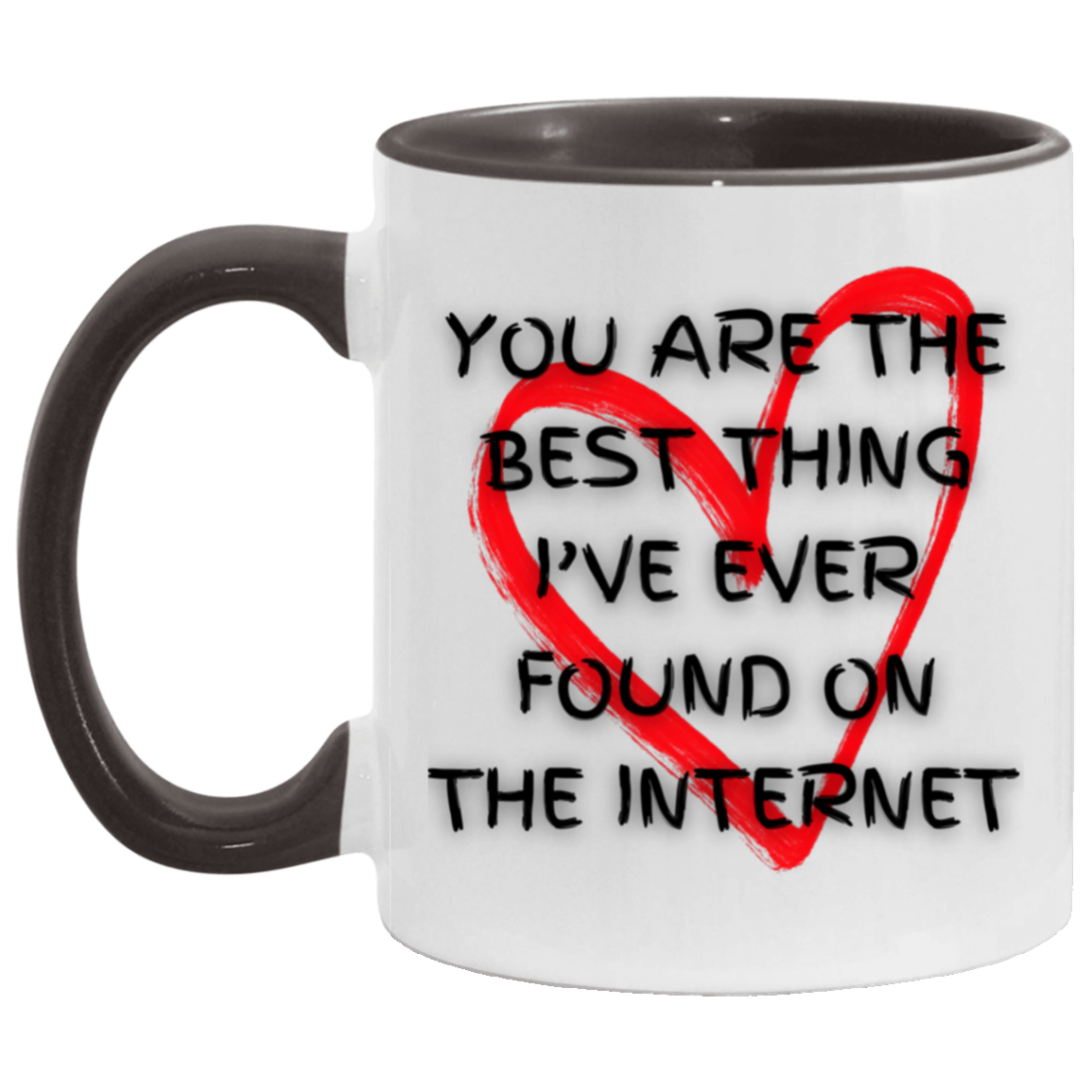 BEST THING EVER ON INTERNET COFFEE MUG - VALENTINES OR ANNIVERSARY GIFT - FUNNY INTERNET