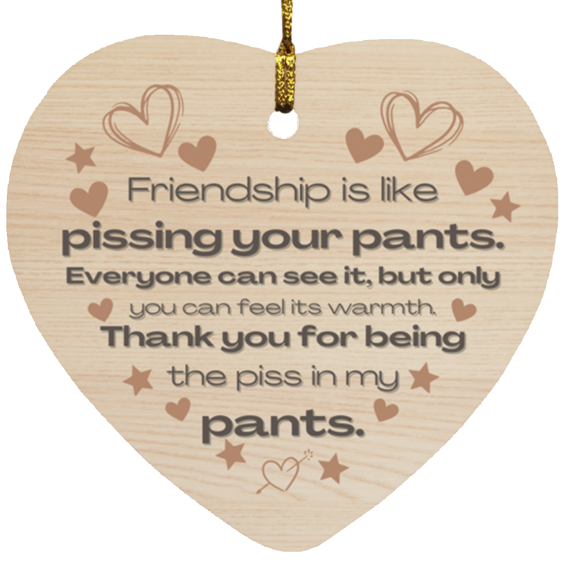 Christmas Ornament - Friendship Funny