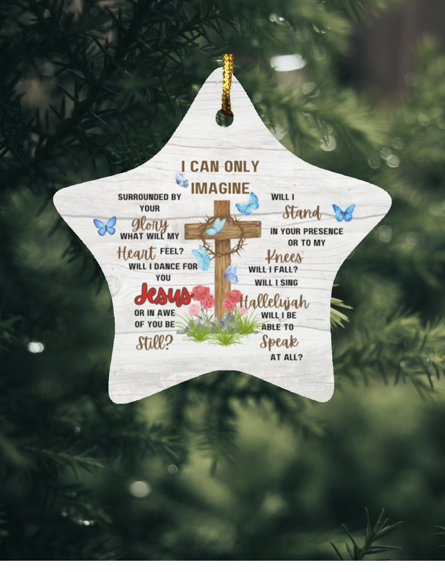 Christmas Ornament - Imagine Jesus