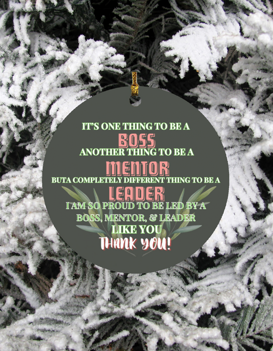 Christmas Ornament - For a Mentor