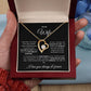 To My Wife Forever Love Necklace - Valentines Day, Mothers Day, Birthday, Anniversary Gift