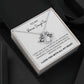 To My Bonus Daughter Necklace and Box Combo - Valentines Day, Mothers Day, Birthday Gift