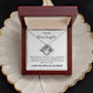 To My Bonus Daughter Necklace and Box Combo - Valentines Day, Mothers Day, Birthday Gift
