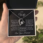 To My Wife Forever Love Necklace - Valentines Day, Mothers Day, Birthday, Anniversary Gift