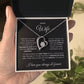 To My Wife Forever Love Necklace - Valentines Day, Mothers Day, Birthday, Anniversary Gift