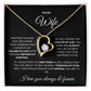To My Wife Forever Love Necklace - Valentines Day, Mothers Day, Birthday, Anniversary Gift